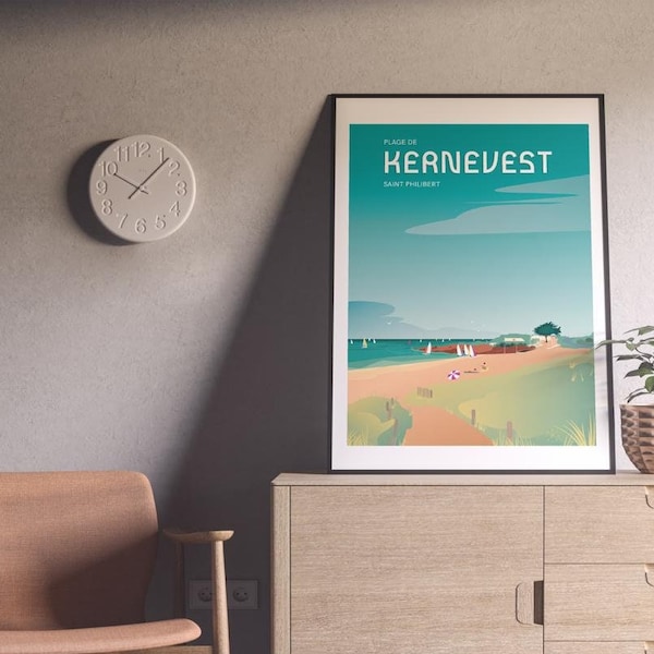 Affiche - Kernevest - Bretagne