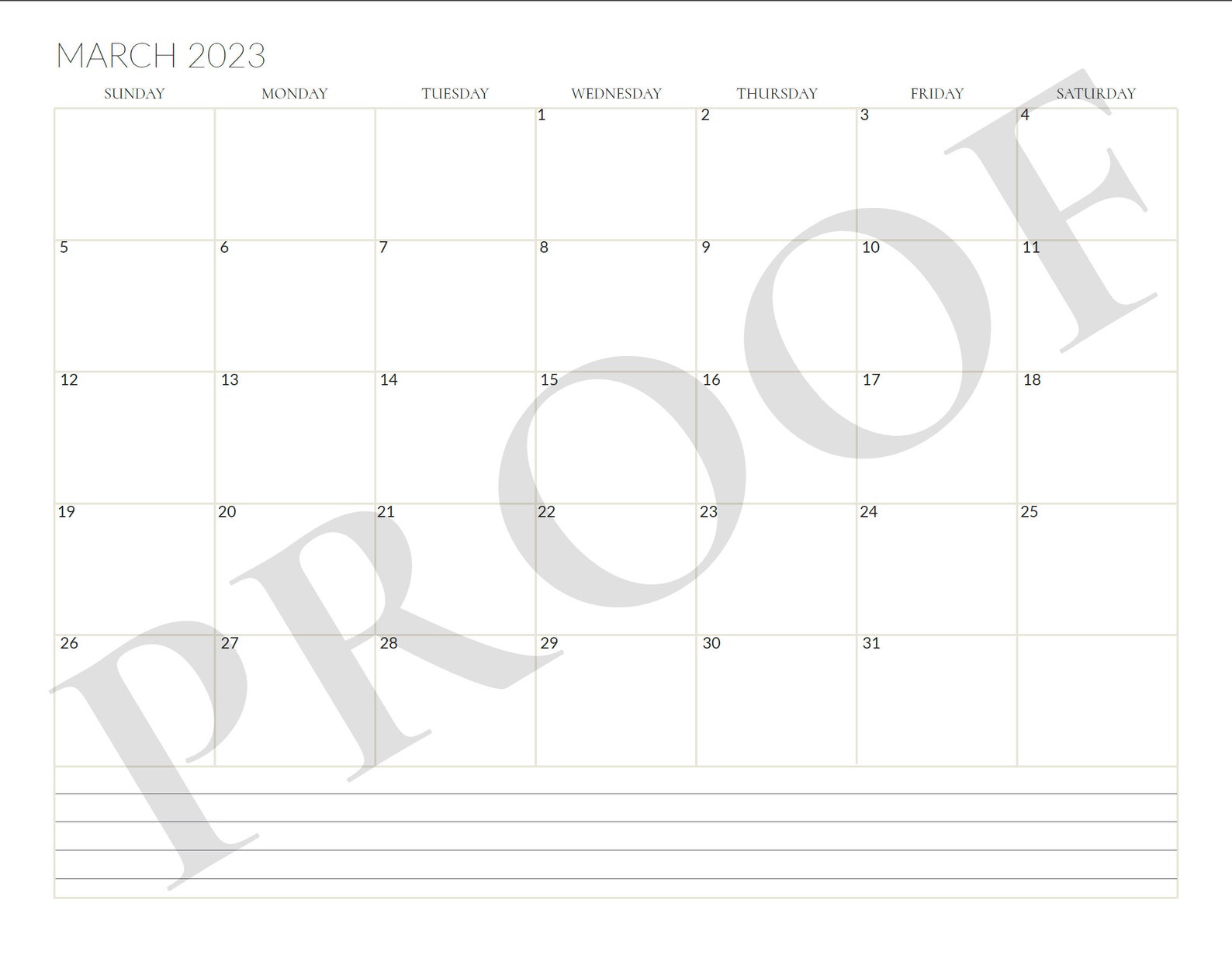 2022 Printable Monthly Calendar Jan 2023 jan 2024 Etsy Canada