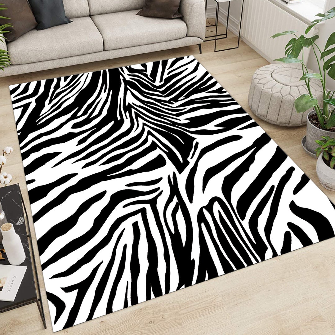 Zebra Skin Patterned Modern Carpet FC 504 Realistic Zebra Etsy Il 1080xN.4132807744 Rfhd