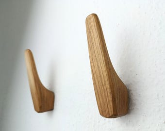 Toallero de pared de roble, accesorio de baño, organización de pasillo, diseño moderno, rústico, entrada, decorativo, percha de madera, almacenamiento de abrigos, pequeño