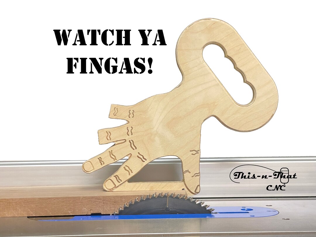 Funny Table Saw Push Stick Missing Fingers Push Block Etsy