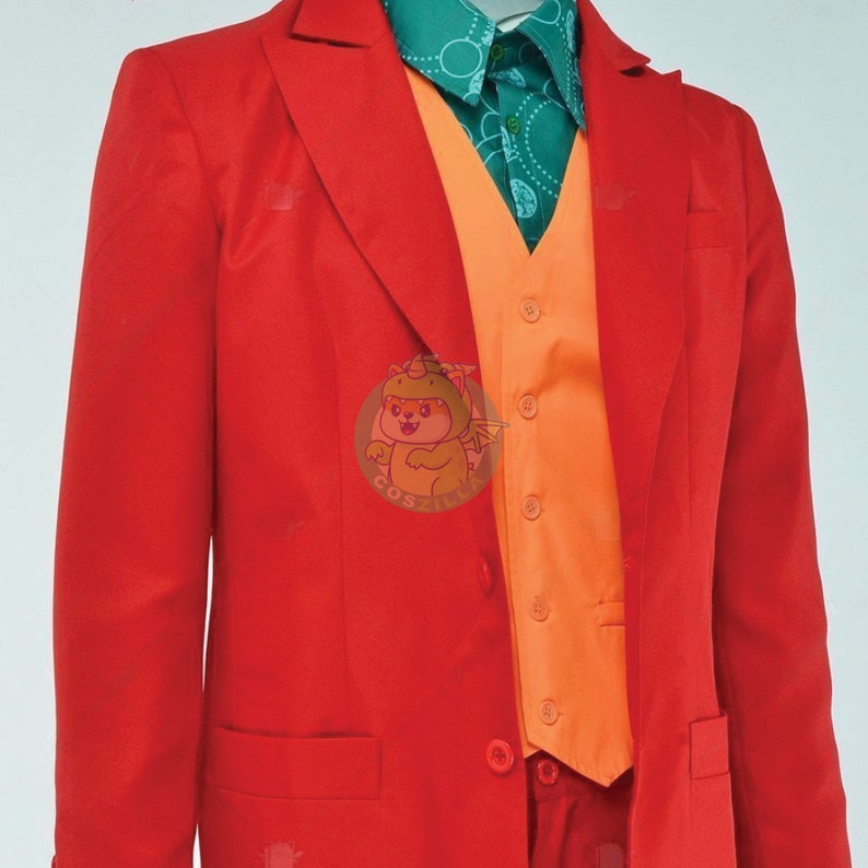 Joaquin Phoenix's Joker Cosplay Costume Etsy