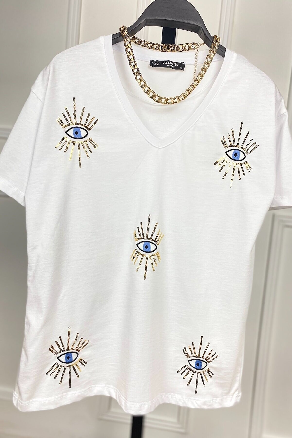 Women Evil Eye Tshirt, Evil Eye Shirt, Women Clothing, Evil Eye Sequin