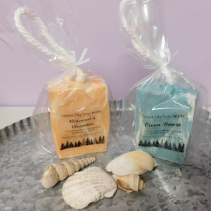 Chunky Soap on a Rope/Watermint & Clementine/Ocean Breeze