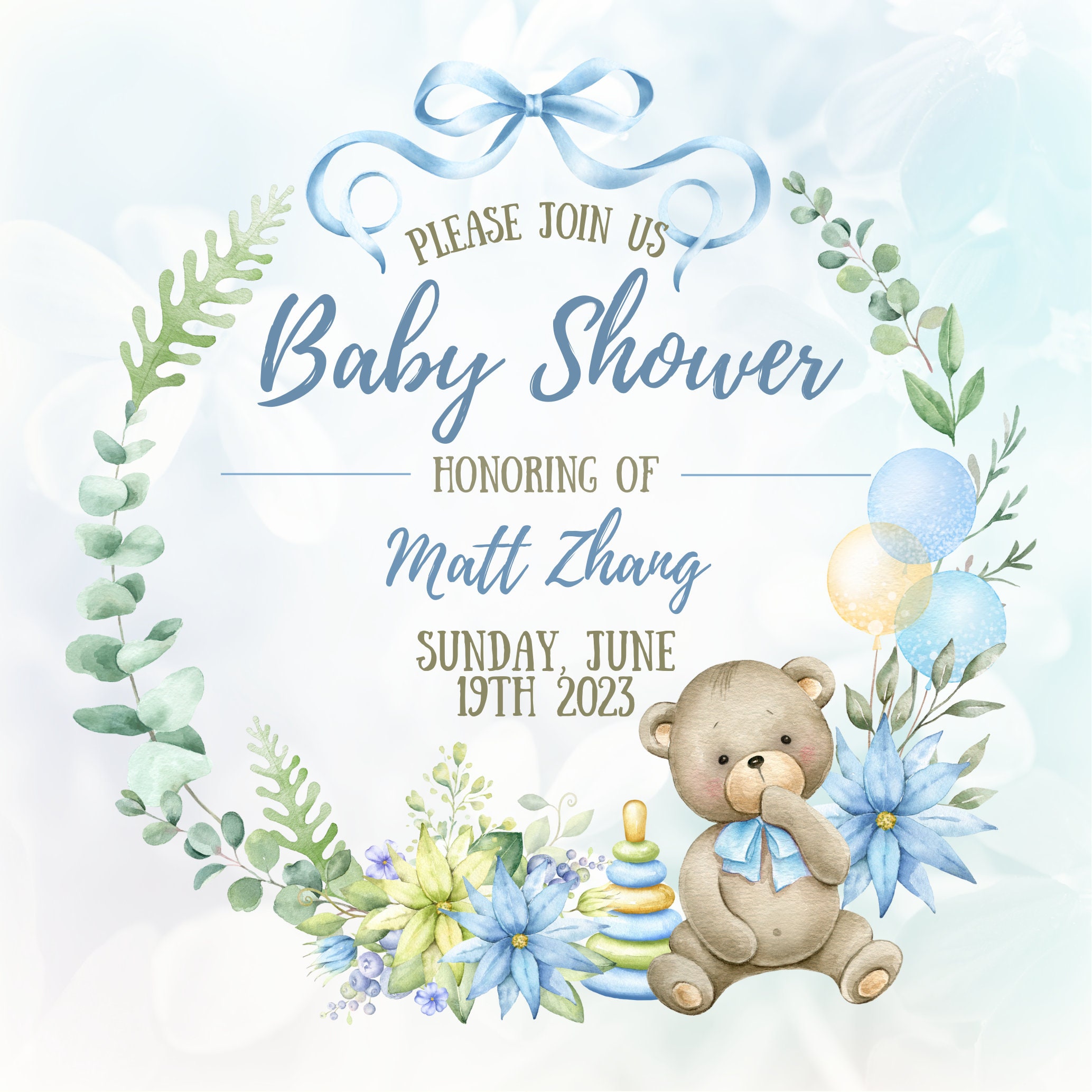 Baby Shower Templates Word