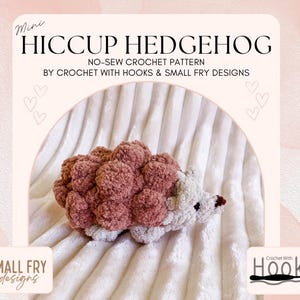Modèle au crochet hérisson Harold - modèle hérisson Amigurumi - mini hérisson au crochet - modèle au crochet - modèle de préparation du marché