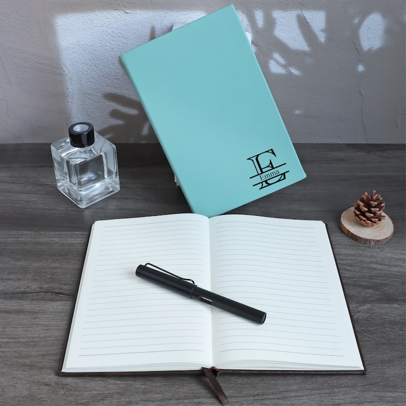 Customized leather journal personalized leather journal etsy