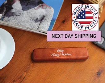 Personalized, Pen Set Box, Personalized Rosewood Pen Case, Exotic Natural Set Engraving, Monogrammed, gift, deal for dads, Mother day gift