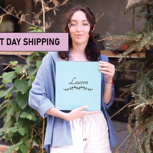 Leather Refillable Binder, Journal, Binder, Personalized Binder, Leather, Personalized, 3-Ring Binder, Wedding Planner, Leather Binder