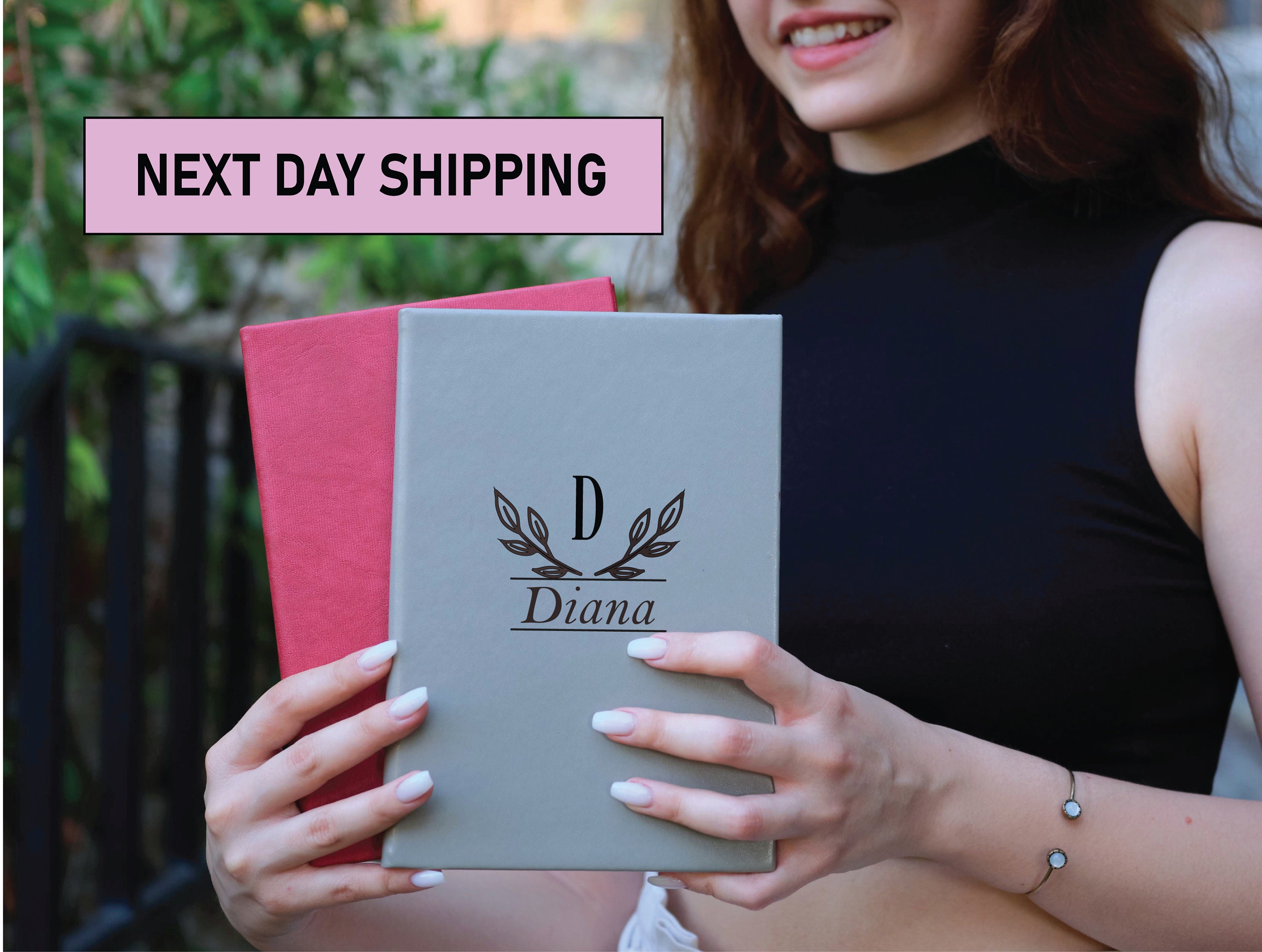 Monogrammed Leather Journal, Personalized Journal, Lined Journal, Personalized Notebook, Customized Leather Gift, Custom Christmas Gift