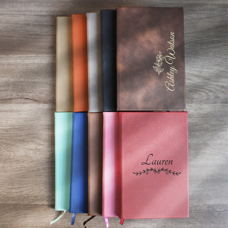 Personalized Leather Journalcustomized Leather Journal Etsy