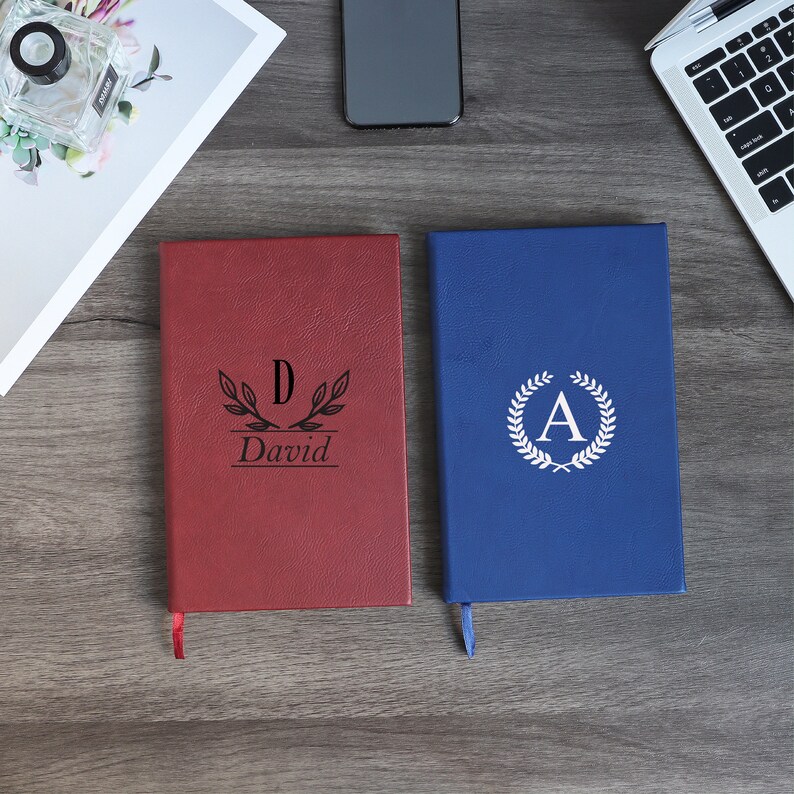 Customized leather journal personalized leather journal etsy