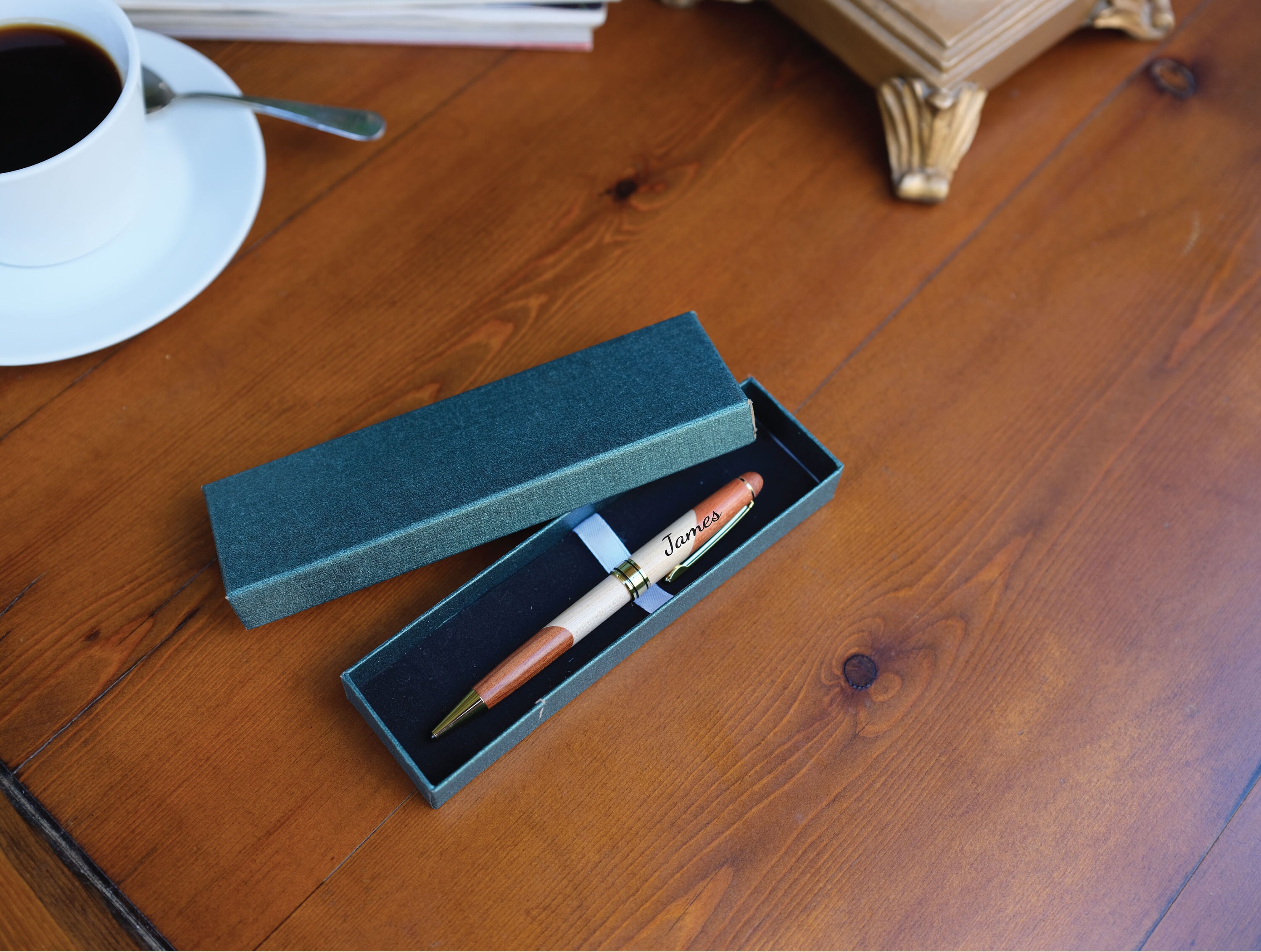 Personalized Engraved Wood Pen, Monogrammed Pen,custom Wooden Ballpoint ...