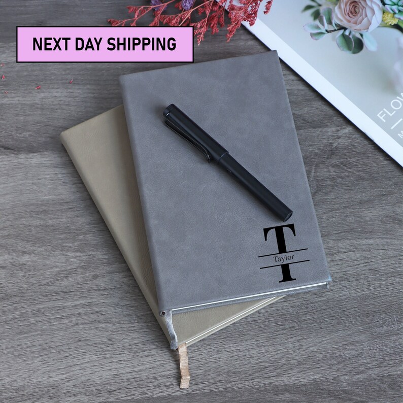 Customized leather journal personalized leather journal etsy