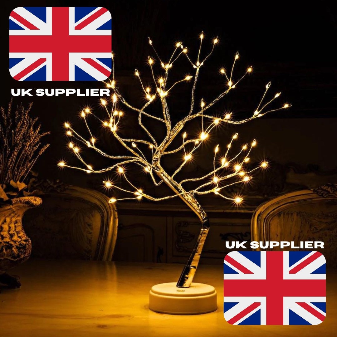 Fairy Light Spirit Tree Bedtable Light Lamp LED Gift Indoor Etsy
