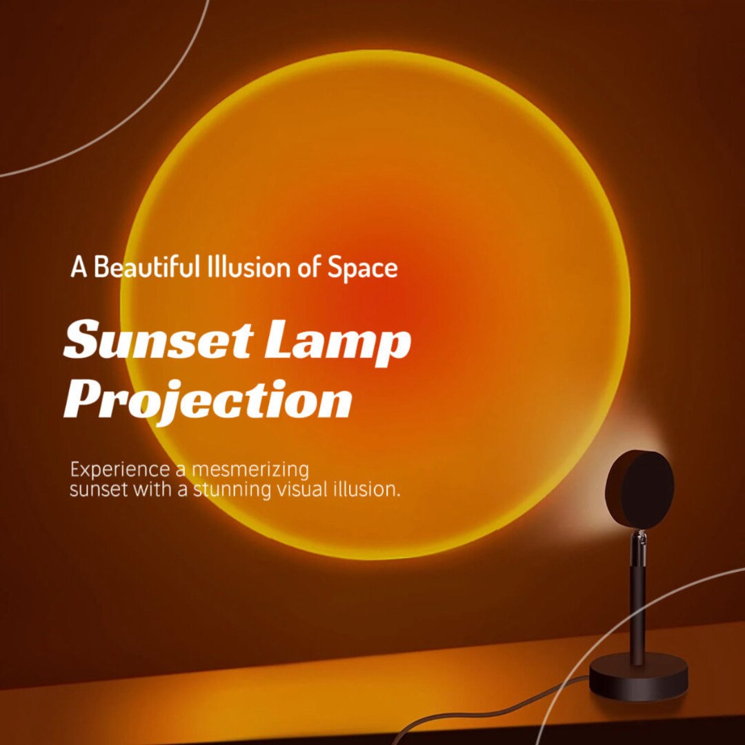 Table Night Lamp Sunset Led Lamp Bed Lamp Cosy Gift Kids Bedroom Lamp