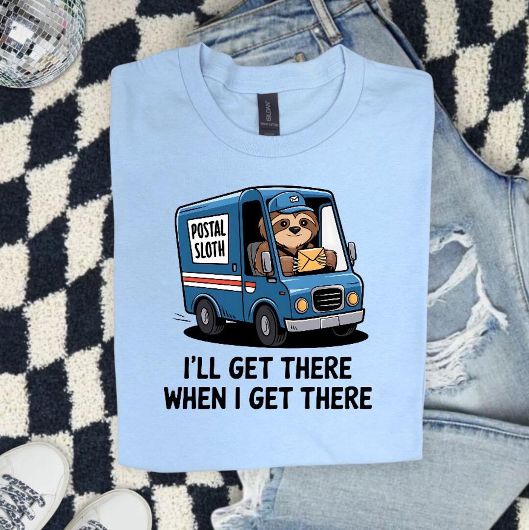Mail Carrier | Sloth T-shirt - Etsy