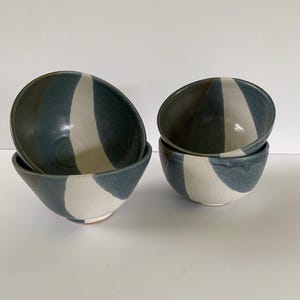 Coast bowls - handmade stoneware noodle bowls, ceramic bowl, serving dish for nibbles, gift