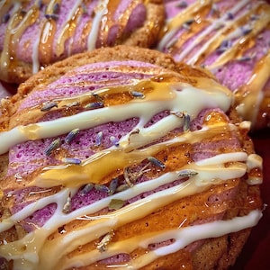 Lavender Honey Crunch Cookies (One Dozen)
