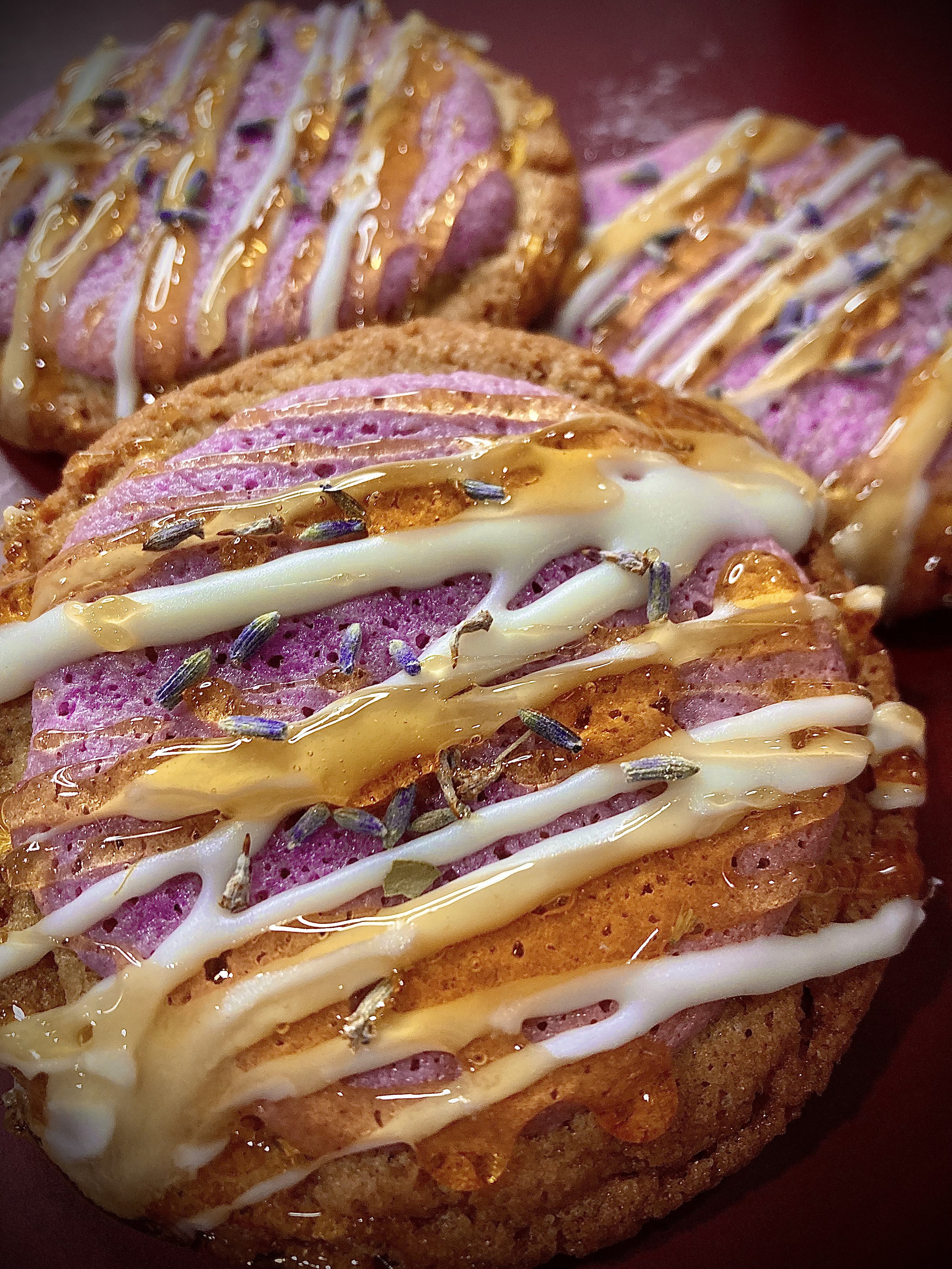 Lavender Honey Crunch Cookies (One Dozen)