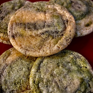 Matcha Jasmine Cookies (One Dozen)