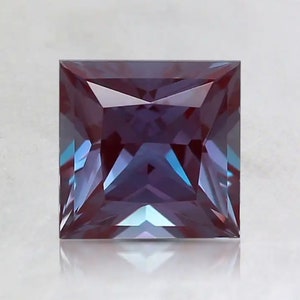 Czochralski-methode Alexandriet losse edelstenen, in het lab gemaakt getrokken alexandriet prinses gefacetteerd voor luxe sieraden maken (2 x 2 mm - 10 x 10 mm)