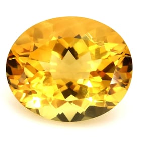 Natural Genuine Citrine Oval Faceted AAA Loose Stones, November Birthstone, Jewelry Makings, Semi-Precious Gemstones (4x3mm - 12x10mm)