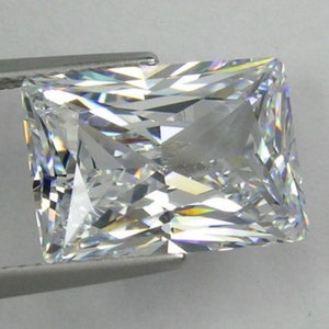 Cubic Zirconia Baguette Faceted White Color CZ 6A Loose Gemstones for Luxury Jewelry Makings, Top Quality (1.25x1mm - 20x15mm)