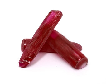 Lab Ruby Corundum Loose Rough Stone, Lab Created Ruby Boules, Rough for Faceting, July Birthstone, Top Quality (250 carats/50 grams)