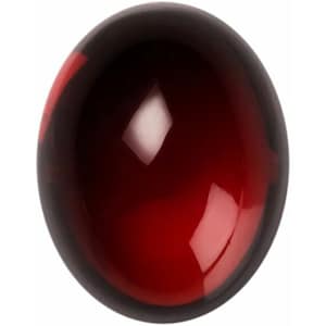 Natural Genuine Mozambique Red Garnet Oval Cabochon Loose Stones, January Birthstone, Jewelry Makings, Semi-Precious Stones(5x3mm - 9x7mm)