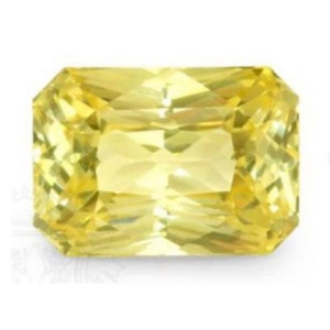 Canary Yellow CZ Diamond Stones, Emerald Cubic Zirconia Crystal Diamond Loose Gemstones 6A, Luxury Jewelry Making Stones (6x4mm - 20x15mm)
