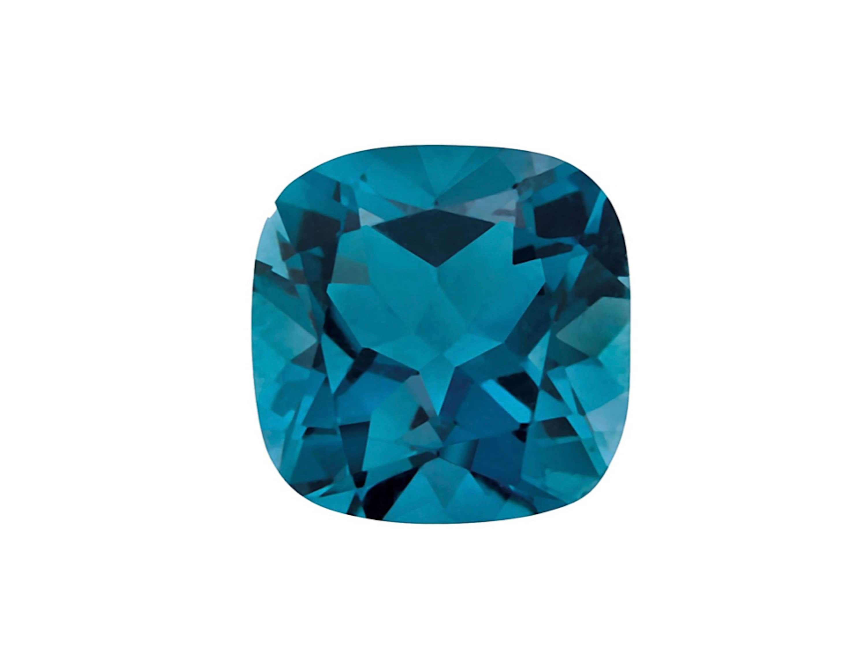 Topaz Stone Natural London Blue Topaz Loose Gemstone (Round
