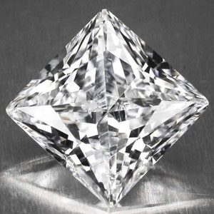 Zirkonia vierkante prinses gefacetteerde witte kleur CZ 6A losse edelstenen voor luxe sieraden, topkwaliteit (1x1mm - 20x20mm)