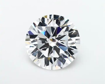 Cubic Zirconia Round Faceted White Color CZ 5A Loose Gemstones for Luxury Jewelry Makings (0.8mm - 15mm)