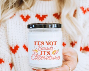 Bougie livre épicée, soja 9 oz | Bougie parfumée Amoureux des livres