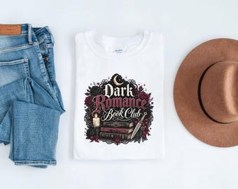 Dark Romance Book Club T-Shirt | Bookish Literary Tee, Gothic Reading Shirt