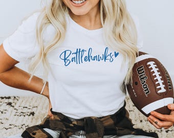 T-shirt unisexe de football UFL Battlehawks de Saint-Louis, chemise à manches courtes en jersey homme femme, cadeau pour fan de sport, vêtements Game Day, T-shirt esprit d'équipe