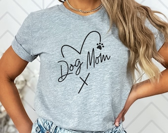 T-shirt en toile tendance pour maman de chien Bella – Indispensable pour chaque maman de chien fière et élégante.