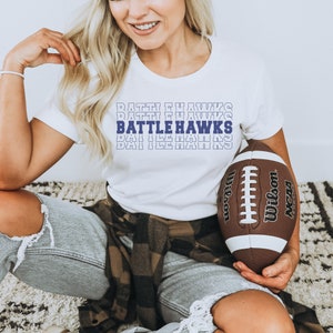 Battlehawks Football Shirt | Battlehawks Sports Tee