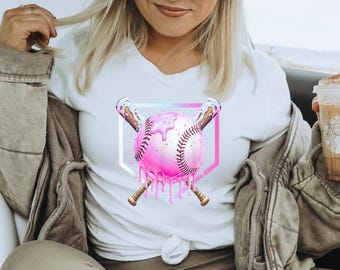 Chemise de baseball pour maman goutte à goutte, t-shirt de baseball pour maman, haut graphique élégant pour maman, chemise maman tendance, cadeau cool pour maman, tenue décontractée pour maman