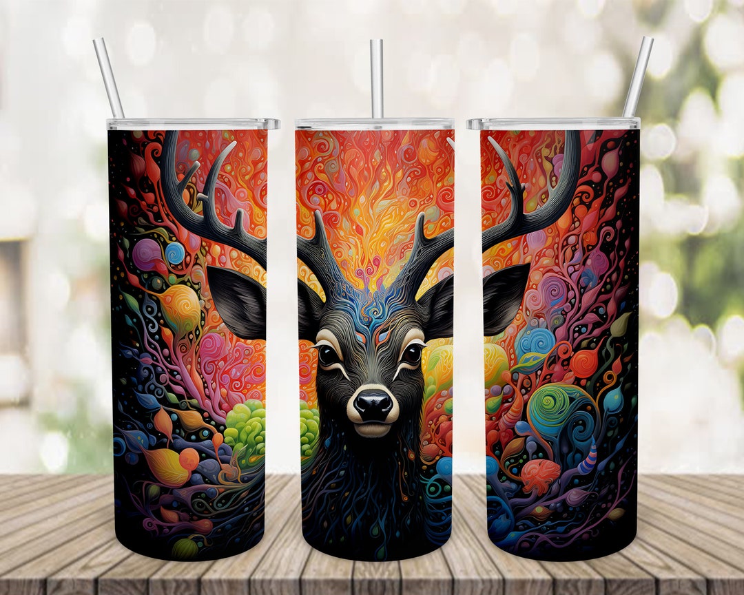 Deer 20 Oz Skinny Tumbler Png Sublimation Design, Farm Animals Tumbler ...