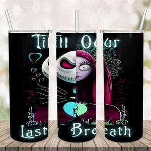 Halloween Horror 20oz Skinny Tumbler Wrap PNG, Sublimation Designs, Digital Download