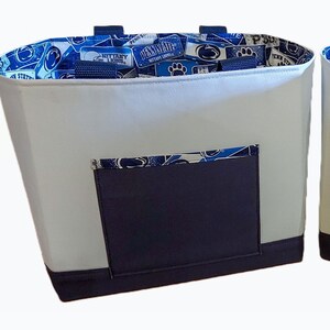 Upprätt återanvändbar shoppingväska