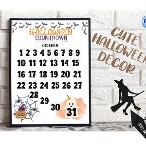HALLOWEEN COUNTDOWN | Cute Halloween Decor | Halloween Advent