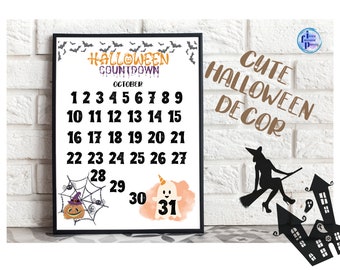 HALLOWEEN COUNTDOWN | Cute Halloween Decor | Halloween Advent