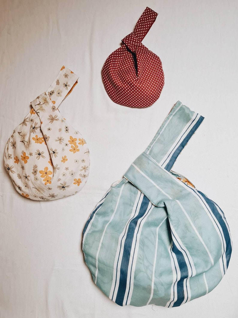 3 Sizes / Knot Bag Sewing Pattern and Step by Step Tutorial / Etsy