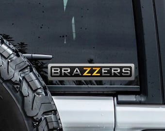 Buy Funny Brazzers Vinyl Sticker Great for Car Windows bumpers