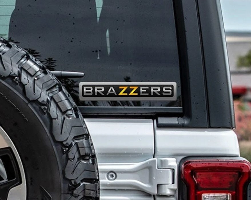 Buy Funny Brazzers Vinyl Sticker Great for Car Windows bumpers