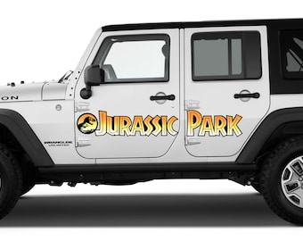 Jurassic park car sticker deals