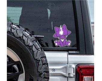 Pokemon Toxel Peeker Vinyl Sticker Great for  Car Windows/bumpers Laptop High Quality Weather Proof Sticker